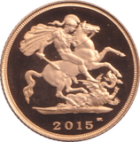 2015 GOLD HALF SOVEREIGN ( PROOF ) - HALF SOVEREIGN - Cambridgeshire Coins