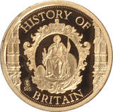 2015 GOLD HISTORY OF BRITAIN 70TH ANNIVERSARY END OF WWII - GOLD WORLD COINS - Cambridgeshire Coins