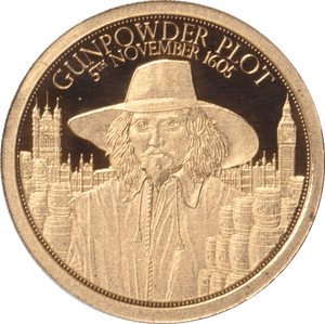 2015 GOLD HISTORY OF BRITAIN GUNPOWDER PLOT - GOLD WORLD COINS - Cambridgeshire Coins