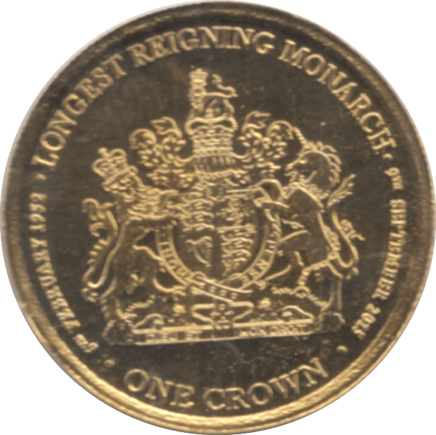 2015 GOLD ONE CROWN TRISTAN DA CUNHA - Gold World Coins - Cambridgeshire Coins