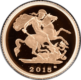 2015 GOLD PROOF HALF SOVEREIGN BOXED - GOLD PROOF HALF SOVEREIGNS - Cambridgeshire Coins