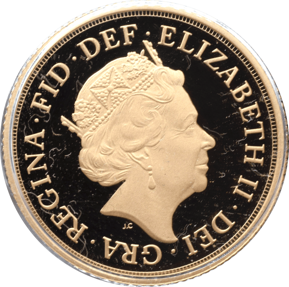 2015 GOLD PROOF SOVEREIGN BOXED 5TH HEAD - GOLD PROOF SOVEREIGNS - Cambridgeshire Coins