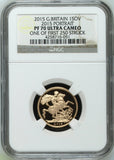 2015 GOLD SOVEREIGN ( NGC ) PF 70 ULTRA CAMEO - NGC GOLD SOVEREIGN - Cambridgeshire Coins