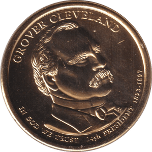 2015 GROVER CLEVELAND DOLLAR USA - WORLD COINS - Cambridgeshire Coins