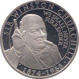 2015 HALF CROWN SIR WINSTON CHURCHILL - WORLD COINS - Cambridgeshire Coins