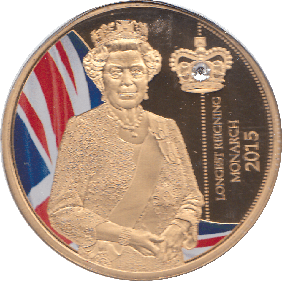 2015 LONGEST REIGNING MONARCH CON - WORLD COINS - Cambridgeshire Coins