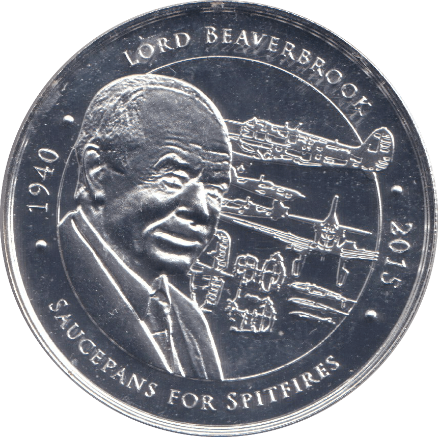 2015 MEDALLION BATTLE OF BRITAIN LORD BEAVERBROOK - WORLD COINS - Cambridgeshire Coins