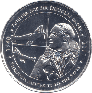 2015 MEDALLION BATTLE OF BRITAIN - SIR DOUGLAS BADER - MEDALS & MEDALLIONS - Cambridgeshire Coins