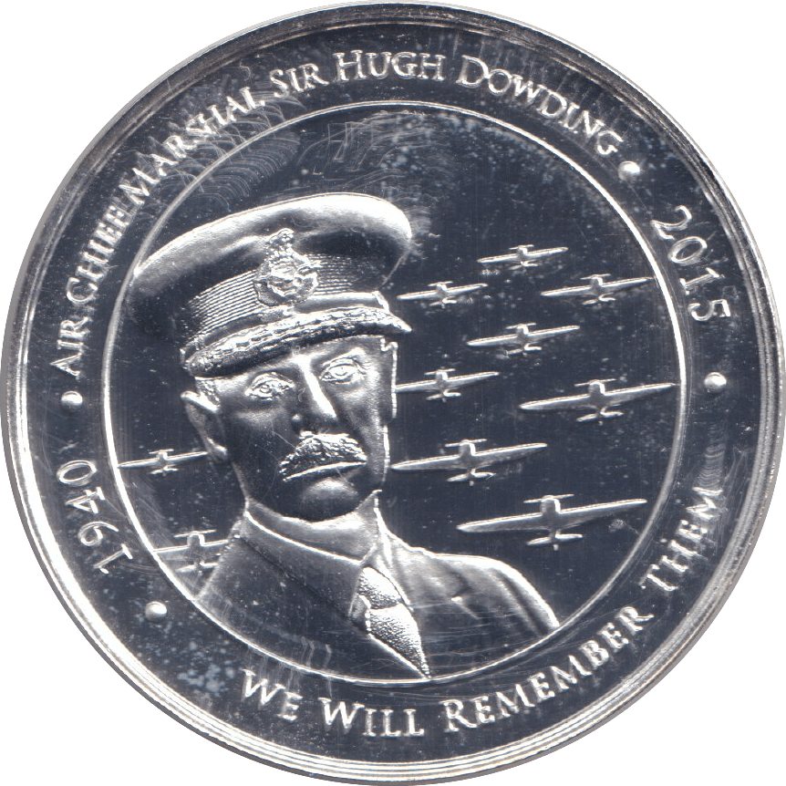 2015 MEDALLION BATTLE OF BRITAIN - SIR HUGH DOWDING - MEDALS & MEDALLIONS - Cambridgeshire Coins