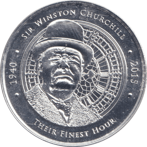 2015 MEDALLION BATTLE OF BRITAIN - SIR WINSTON CHURCHILL - MEDALS & MEDALLIONS - Cambridgeshire Coins