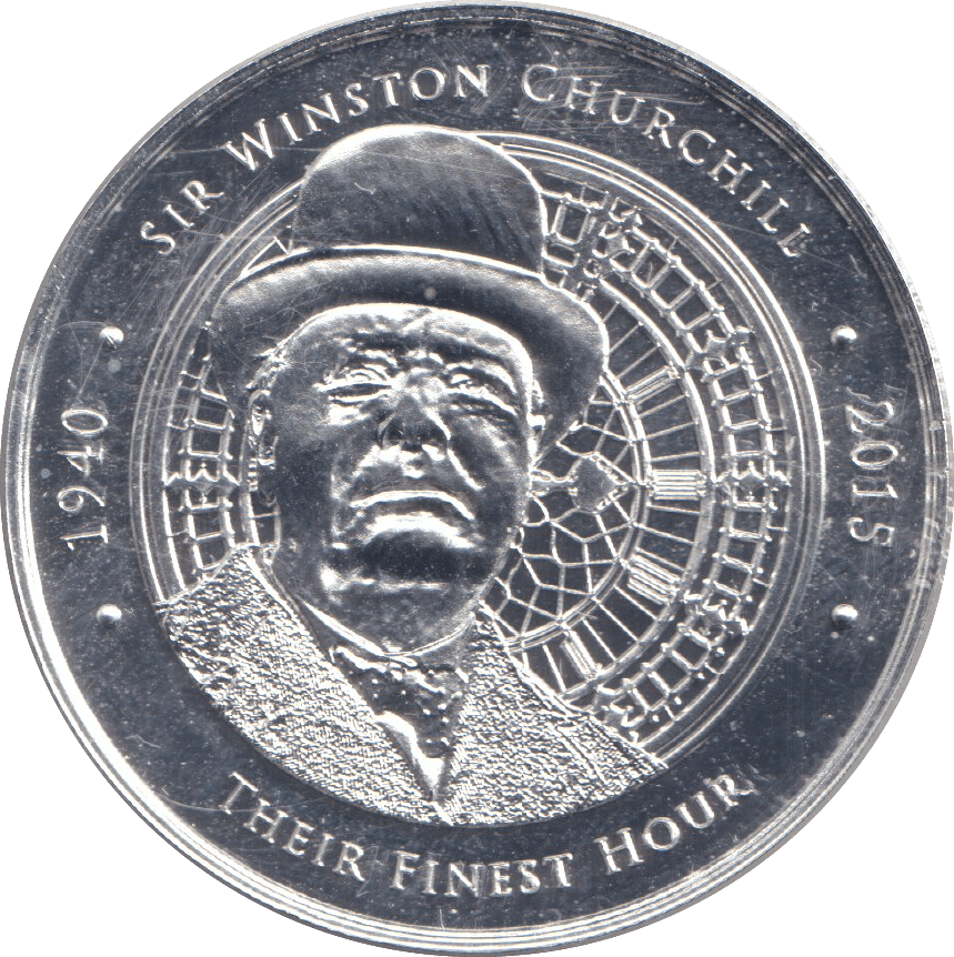 2015 MEDALLION BATTLE OF BRITAIN - SIR WINSTON CHURCHILL - MEDALS & MEDALLIONS - Cambridgeshire Coins