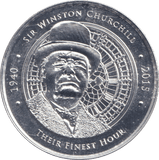 2015 MEDALLION BATTLE OF BRITAIN - SIR WINSTON CHURCHILL - MEDALS & MEDALLIONS - Cambridgeshire Coins