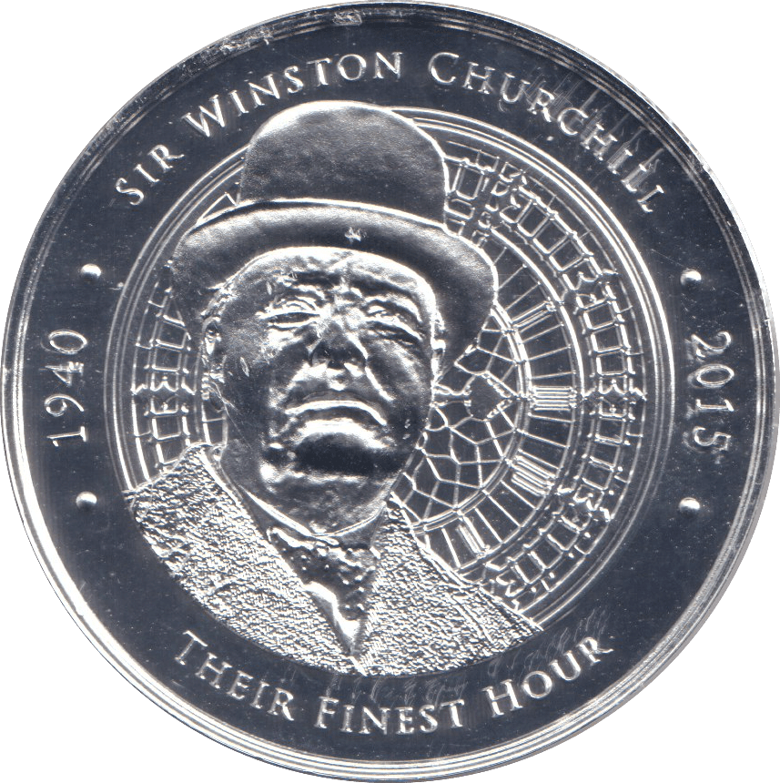 2015 MEDALLION BATTLE OF BRITAIN WINSTON CHURCHILL - WORLD COINS - Cambridgeshire Coins