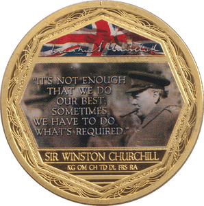 2015 MEDALLION SIR WINSTON CHURCHILL 2 - WORLD COINS - Cambridgeshire Coins