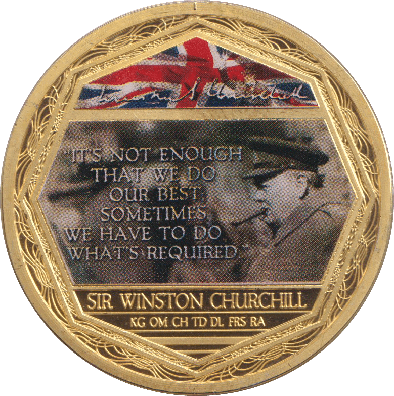 2015 MEDALLION SIR WINSTON CHURCHILL 2 - WORLD COINS - Cambridgeshire Coins