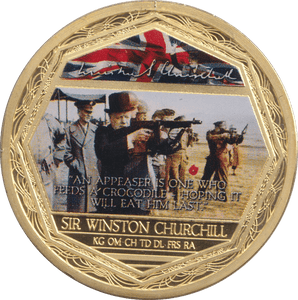 2015 MEDALLION SIR WINSTON CHURCHILL 3 - WORLD COINS - Cambridgeshire Coins