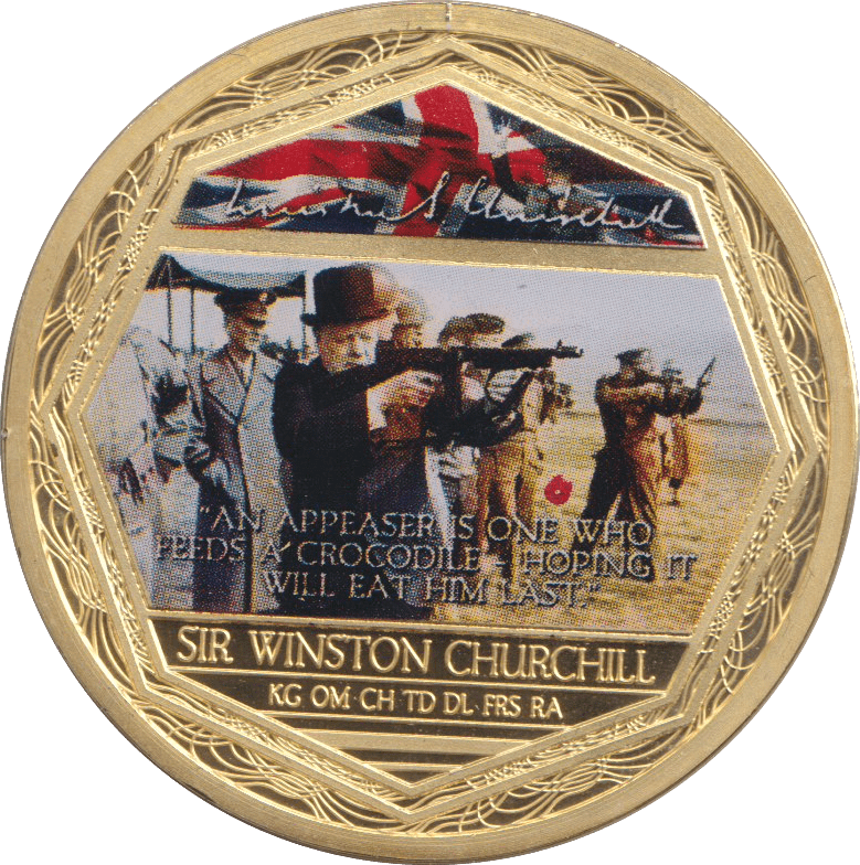 2015 MEDALLION SIR WINSTON CHURCHILL 3 - WORLD COINS - Cambridgeshire Coins
