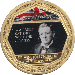 2015 MEDALLION SIR WINSTON CHURCHILL 4 - WORLD COINS - Cambridgeshire Coins