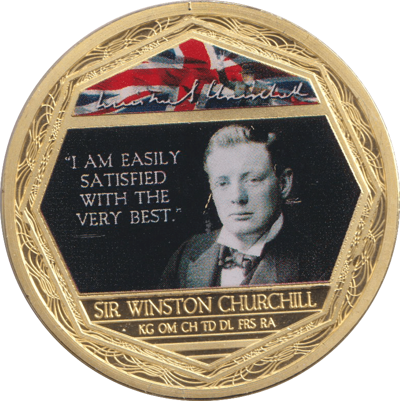 2015 MEDALLION SIR WINSTON CHURCHILL 4 - WORLD COINS - Cambridgeshire Coins