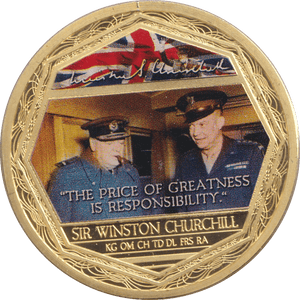 2015 MEDALLION SIR WINSTON CHURCHILL - WORLD COINS - Cambridgeshire Coins
