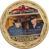 2015 MEDALLION SIR WINSTON CHURCHILL - WORLD COINS - Cambridgeshire Coins