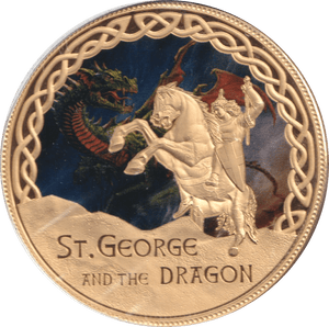 2015 MEDALLION ST GEORGE AND THE DRAGON - WORLD COINS - Cambridgeshire Coins