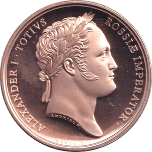 2015 MEDALLION WATERLOO - ALEXANDER I TOTIVS - MEDALS & MEDALLIONS - Cambridgeshire Coins