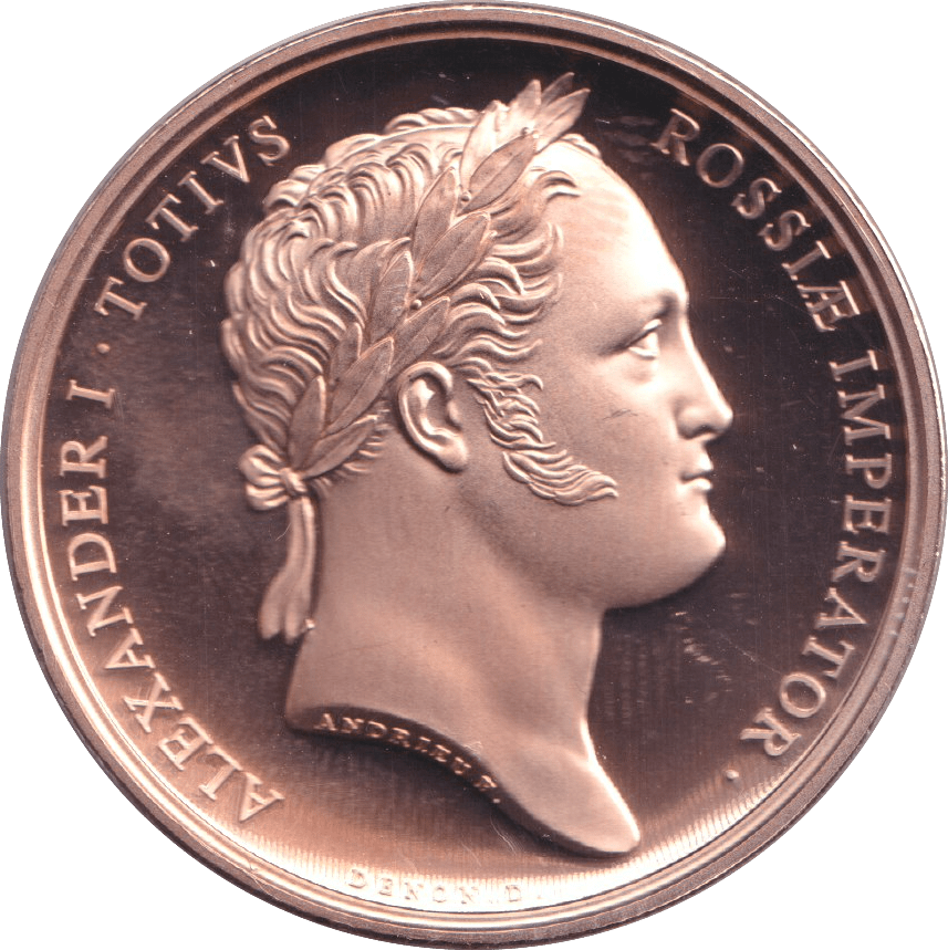 2015 MEDALLION WATERLOO - ALEXANDER I TOTIVS - MEDALS & MEDALLIONS - Cambridgeshire Coins
