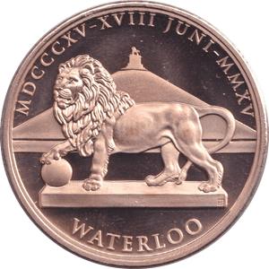 2015 MEDALLION WATERLOO - FRIDERICVS GVLIELMVS III - MEDALS & MEDALLIONS - Cambridgeshire Coins