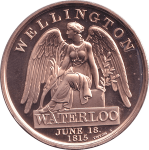 2015 MEDALLION WATERLOO - WELLINGTON - MEDALS & MEDALLIONS - Cambridgeshire Coins