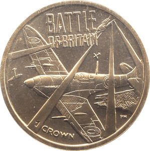 2015 ONE CROWN BATTLE OF BRITAIN - WORLD COINS - Cambridgeshire Coins
