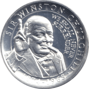 2015 ONE CROWN GIBRALTAR CHURCHILL - WORLD COINS - Cambridgeshire Coins