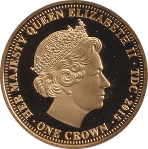 2015 ONE CROWN HMS DREADNOUGHT F66 - Crown - Cambridgeshire Coins