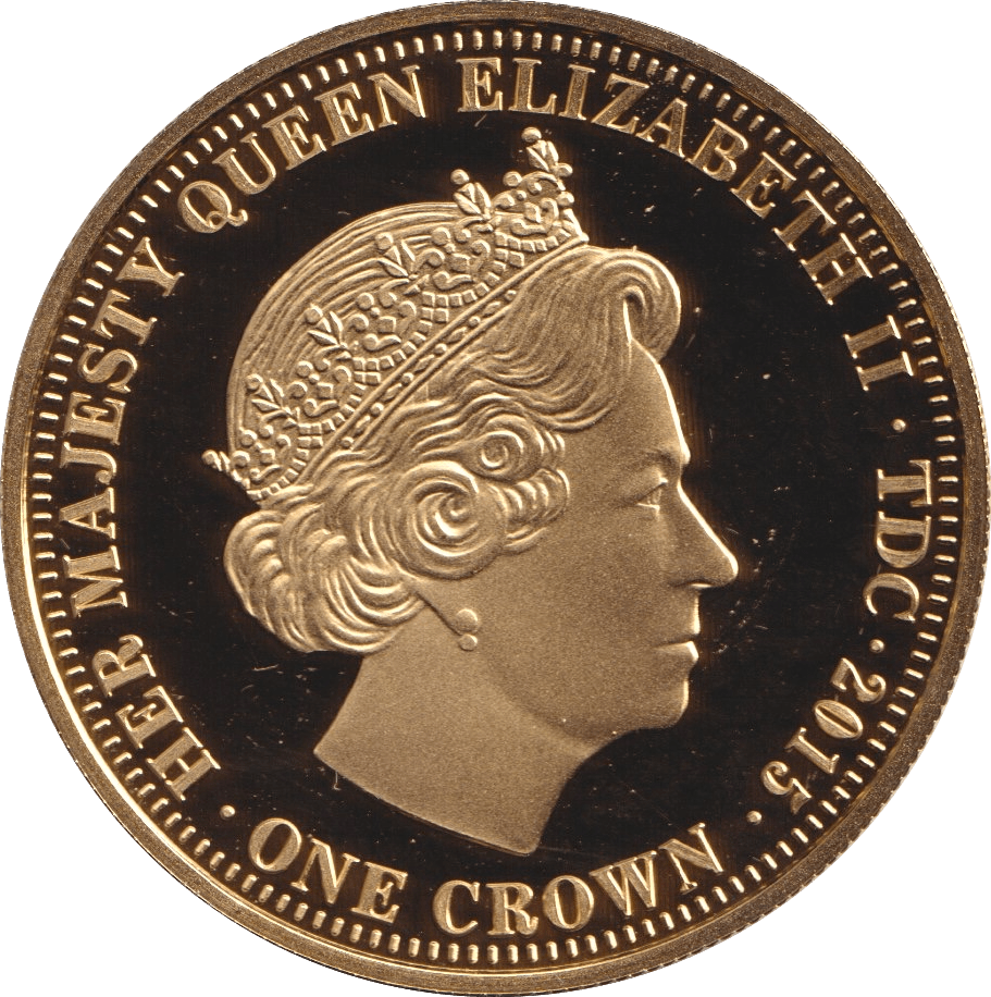 2015 ONE CROWN HMS DREADNOUGHT F66 - Crown - Cambridgeshire Coins
