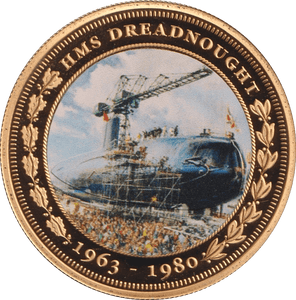 2015 ONE CROWN HMS DREADNOUGHT F66 - Crown - Cambridgeshire Coins