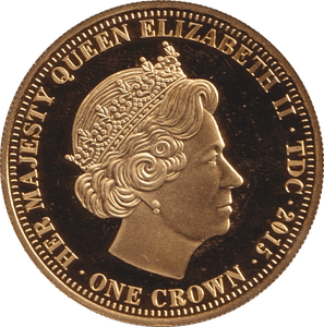 2015 ONE CROWN HMS HERMES F63 - Crown - Cambridgeshire Coins