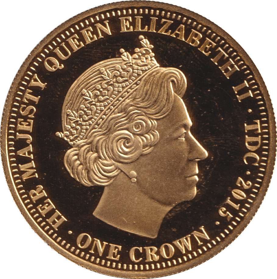2015 ONE CROWN HMS HERMES F63 - Crown - Cambridgeshire Coins