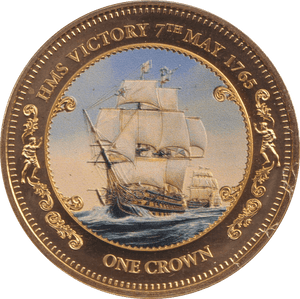 2015 ONE CROWN HMS VICTORY BU - WORLD COINS - Cambridgeshire Coins