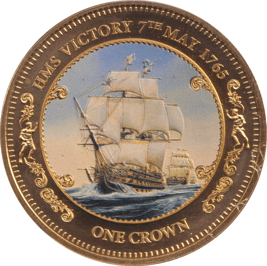 2015 ONE CROWN HMS VICTORY BU - WORLD COINS - Cambridgeshire Coins