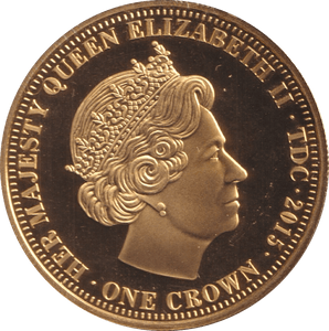 2015 ONE CROWN HMS WARRIOR F67 - Crown - Cambridgeshire Coins