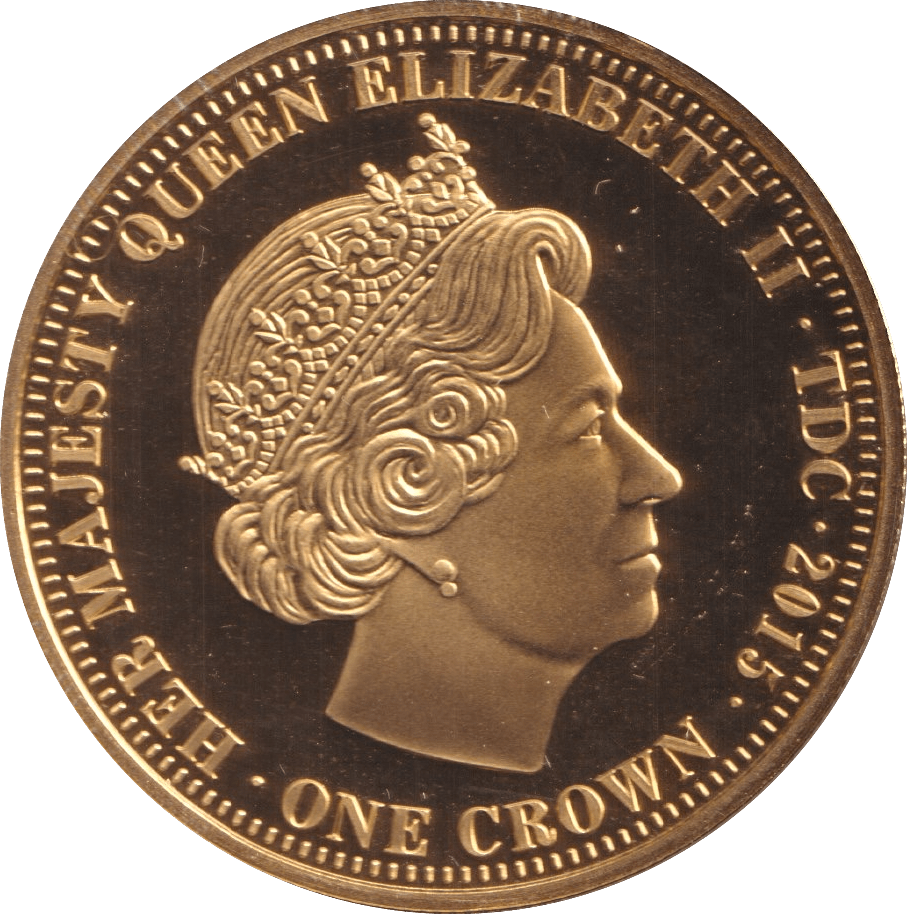 2015 ONE CROWN HMS WARRIOR F67 - Crown - Cambridgeshire Coins