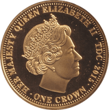 2015 ONE CROWN HMS WARRIOR F67 - Crown - Cambridgeshire Coins