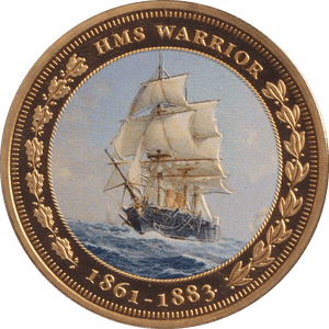2015 ONE CROWN HMS WARRIOR F67 - Crown - Cambridgeshire Coins