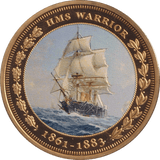 2015 ONE CROWN HMS WARRIOR F67 - Crown - Cambridgeshire Coins