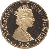 2015 ONE CROWN QUEEN ELIZABETH II GIBRALTAR - WORLD COINS - Cambridgeshire Coins