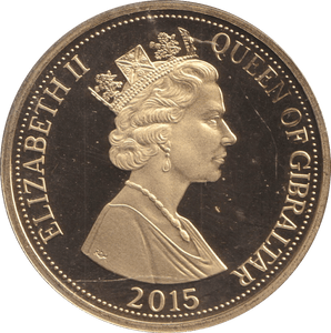 2015 ONE CROWN QUEEN ELIZABETH II THE LONGEST REIGNING MONARCH GIBRALTAR - WORLD COINS - Cambridgeshire Coins