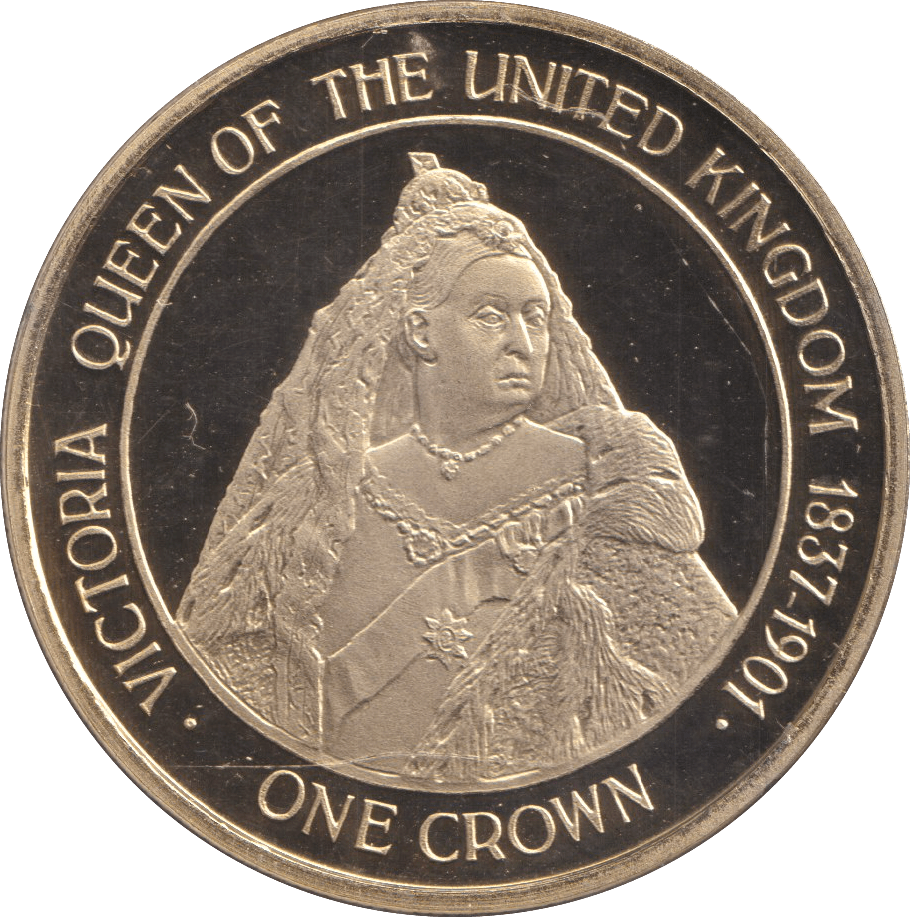 2015 ONE CROWN QUEEN VICTORIA GIBRALTAR - WORLD COINS - Cambridgeshire Coins