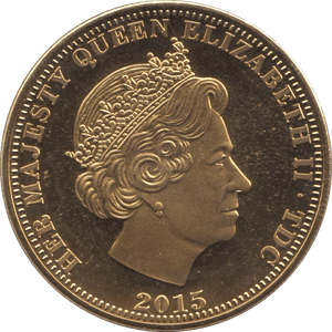 2015 ONE CROWN TRISTAN DA CUNHA F141 - WORLD COINS - Cambridgeshire Coins