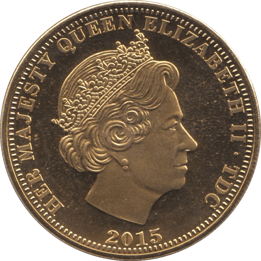 2015 ONE CROWN TRISTAN DA CUNHA F141 - WORLD COINS - Cambridgeshire Coins