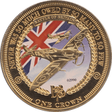 2015 ONE CROWN TRISTAN DA CUNHA - WORLD COINS - Cambridgeshire Coins